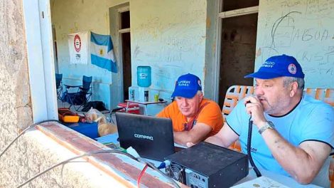 El Radio Club activó la estación Las Salinas para las Jornadas Radiales Ferroviarias