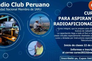 Perú: Curso Aspirantes a Radioaficionados