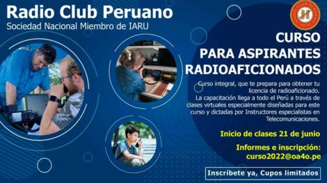 Radio Club Peruano: Curso para nuevos radioaficionados