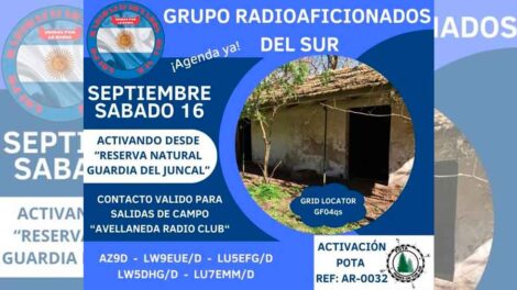 Grupo de Radioaficionados del Sur: Activación POTA