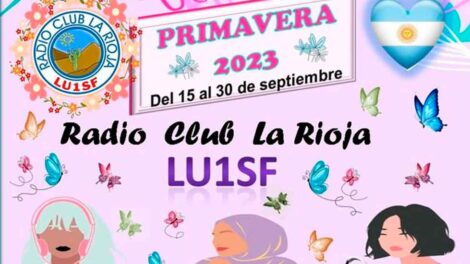 LU1SF:  Certificado Digital "Primavera 2023" para Radioaficionados