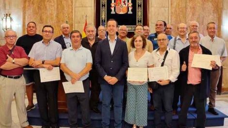 Protección Civil: Entrega de diplomas a la red de radioaficionados