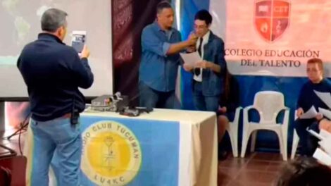 Estudiantes dialogaron con un astronauta en órbita