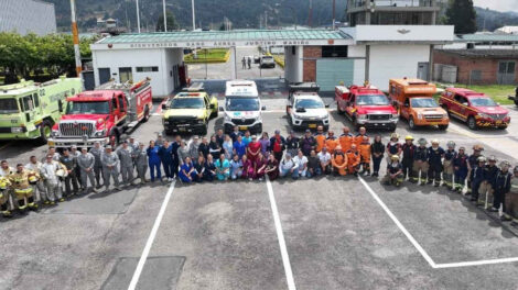 Simulacro de accidente aéreo entre el Comando Aéreo y entes externos 