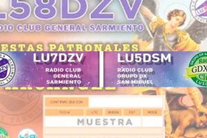 LU7DZV – LU5DSM: “Fiestas Patronales San Miguel Arcángel 2024”