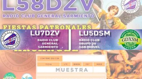 LU7DZV – LU5DSM: “Fiestas Patronales San Miguel Arcángel 2024”