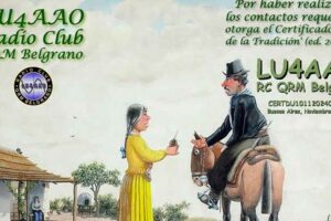 LU4AAO: Certificado Día de la Tradición 2024